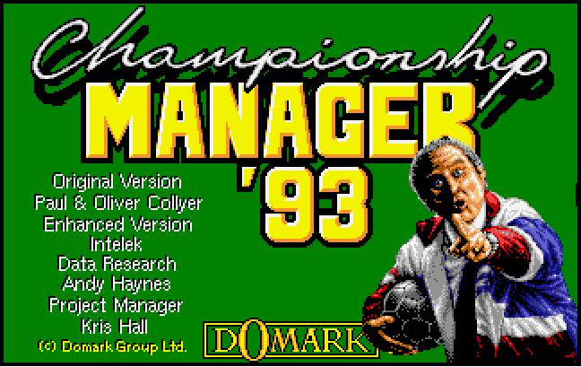 Championship Manager 93 na Amigę
